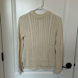 Vineyard Vines XXS Cream Cable Knit Sweater